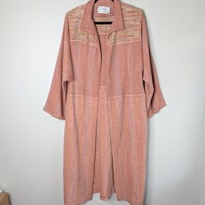 Nikos Handwoven Art To Wear Duster